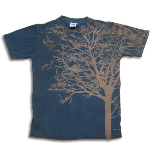 秋のおすすめ15選|ヘンプコットンTシャツ（半袖）【樹（き）】 藍渋染め
