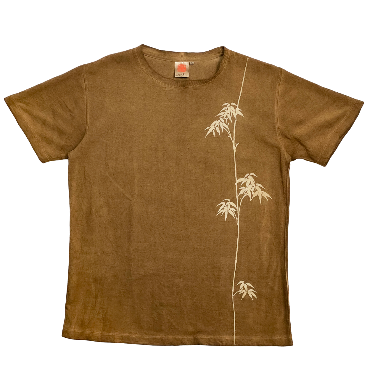 麻と柿渋染め・草木染めのみつる工芸 / ヘンプコットンTシャツ（半袖 